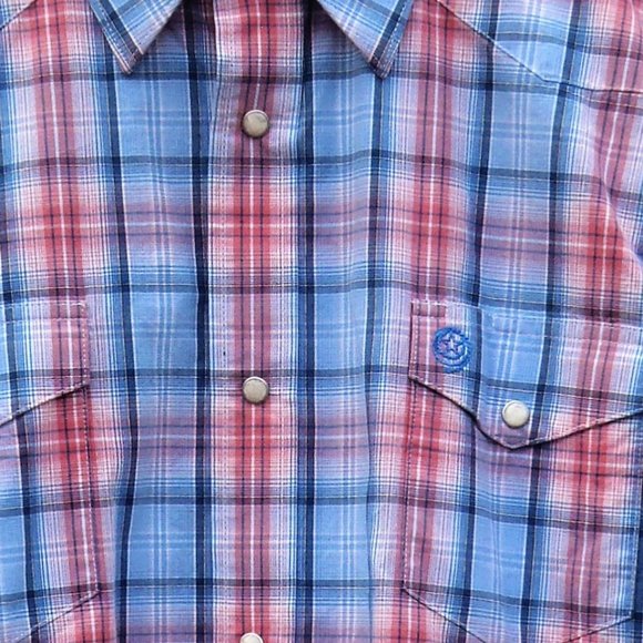George Strait Wrangler button down pearl snap shirt 3XL